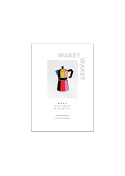 H & M - Pina Laux - Wakey Wakey - Biały ze sklepu H&M w kategorii Dekoracje ścienne - zdjęcie 169909006