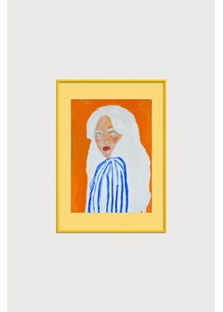 H & M - Fiona Alberte - Portrait Illusion (framed) - Pomarańczowy ze sklepu H&M w kategorii Plakaty - zdjęcie 169909019