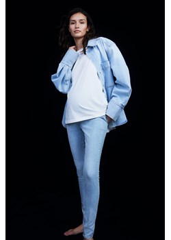 H & M - MAMA Super Skinny Jeans - Niebieski ze sklepu H&M w kategorii Spodnie ciążowe - zdjęcie 169909137