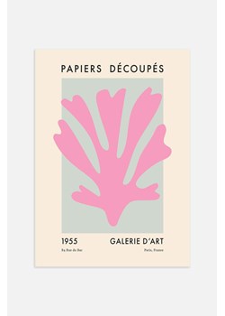 H & M - Papiers Découpés Pink Plakat - Różowy ze sklepu H&M w kategorii Plakaty - zdjęcie 169909146