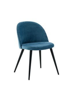 H & M - Velvet Krzesło 2 Sztuki - Niebieski ze sklepu H&M w kategorii Krzesła - zdjęcie 169909209