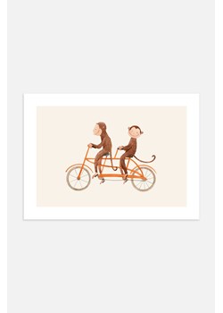 H & M - Monkey Ride Plakat - Brązowy ze sklepu H&M w kategorii Plakaty - zdjęcie 169909275