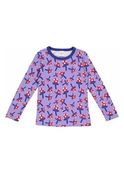Fred´s World by GREEN COTTON Koszulka &quot;Mushroom&quot; w kolorze fioletowym ze sklepu Limango Polska w kategorii Bluzki dziewczęce - zdjęcie 169909738