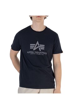 Koszulka Alpha Industries Basic T-shirt 10050107 - granatowa ze sklepu streetstyle24.pl w kategorii T-shirty męskie - zdjęcie 169910778
