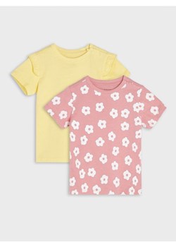 Sinsay - Koszulki 2 pack - różowy ze sklepu Sinsay w kategorii Koszulki niemowlęce - zdjęcie 169913807