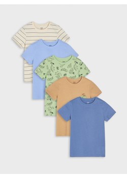 Sinsay - Koszulki 5 pack - wielobarwny ze sklepu Sinsay w kategorii T-shirty chłopięce - zdjęcie 169913816