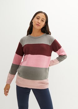 Sweter ciążowy ze sklepu bonprix w kategorii Swetry ciążowe - zdjęcie 169925199