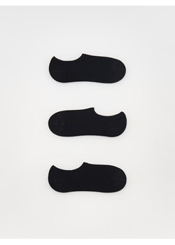 Reserved - Bawełniane skarpetki 3 pack - czarny ze sklepu Reserved w kategorii Skarpetki damskie - zdjęcie 169935216