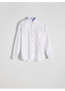 Reserved - Koszula regular fit - biały ze sklepu Reserved w kategorii Koszule męskie - zdjęcie 169935355
