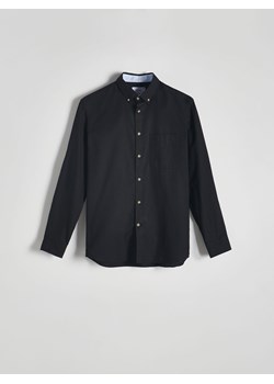 Reserved - Koszula regular fit - czarny ze sklepu Reserved w kategorii Koszule męskie - zdjęcie 169935367