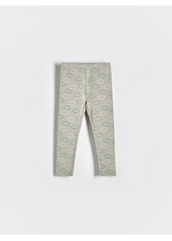 Reserved - Wzorzyste legginsy - oliwkowy ze sklepu Reserved w kategorii Spodnie i półśpiochy - zdjęcie 169935388