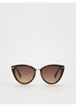 Reserved - Okulary przeciwsłoneczne - brązowy ze sklepu Reserved w kategorii Okulary przeciwsłoneczne damskie - zdjęcie 169935489