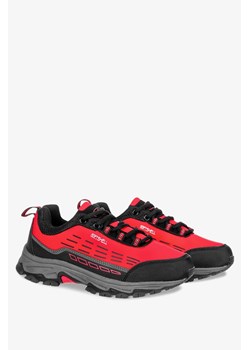 Czerwone buty trekkingowe sznurowane unisex softshell Casu B2003-4 ze sklepu Casu.pl w kategorii Buty trekkingowe damskie - zdjęcie 169947015
