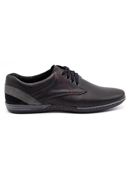 Buty męskie skórzane 623 czarne ze sklepu butyolivier w kategorii Półbuty męskie - zdjęcie 169950458