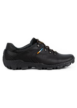 Skórzane buty trekkingowe męskie 214GT czarne ze sklepu butyolivier w kategorii Buty trekkingowe męskie - zdjęcie 169952129