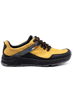 Męskie buty trekkingowe skórzane 292GT żółte ze sklepu butyolivier w kategorii Buty trekkingowe męskie - zdjęcie 169955025