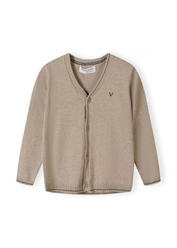 Klasyczny sweter zapinany na guziki dla chłopca - beżowy ze sklepu 5.10.15 w kategorii Swetry chłopięce - zdjęcie 169960385