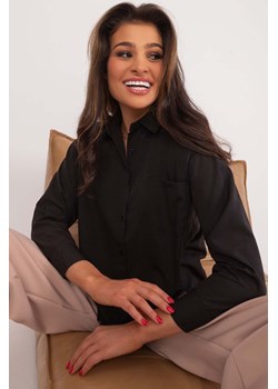 Czarna klasyczna koszula damska z długim rękawem ze sklepu 5.10.15 w kategorii Koszule damskie - zdjęcie 169960455