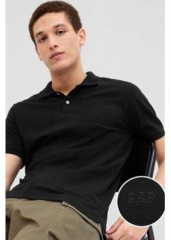 polo męskie gap 586306 czarny ze sklepu Royal Shop w kategorii T-shirty męskie - zdjęcie 169960927