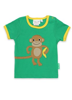 Toby Tiger Koszulka w kolorze zielonym ze sklepu Limango Polska w kategorii Bluzki dziewczęce - zdjęcie 169964236