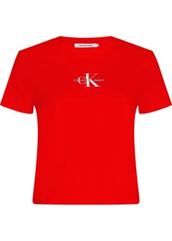 Calvin Klein Koszulka w kolorze czerwonym ze sklepu Limango Polska w kategorii Bluzki damskie - zdjęcie 169965348