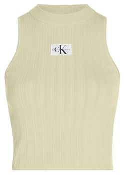 Calvin Klein Top w kolorze jasnozielonym ze sklepu Limango Polska w kategorii Bluzki damskie - zdjęcie 169965356