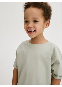 Reserved - T-shirt oversize z napisami - jasnozielony ze sklepu Reserved w kategorii Koszulki niemowlęce - zdjęcie 169965939