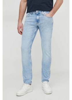 Calvin Klein Jeans jeansy męskie kolor niebieski ze sklepu ANSWEAR.com w kategorii Jeansy męskie - zdjęcie 169967367