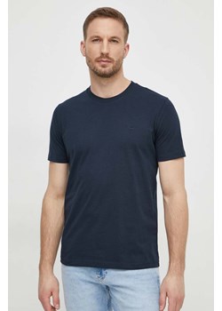 Liu Jo t-shirt bawełniany męski kolor granatowy gładki ze sklepu ANSWEAR.com w kategorii T-shirty męskie - zdjęcie 169967549