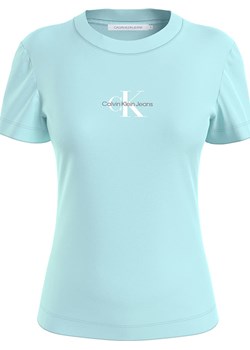 Calvin Klein Koszulka w kolorze błękitnym ze sklepu Limango Polska w kategorii Bluzki damskie - zdjęcie 169972715