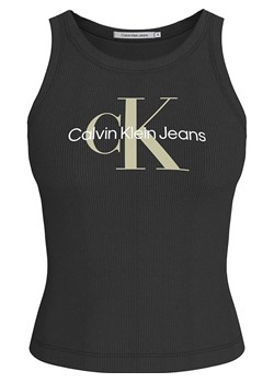 Calvin Klein Top w kolorze czarnym ze sklepu Limango Polska w kategorii Bluzki damskie - zdjęcie 169972735