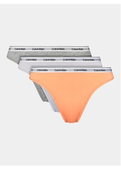 Calvin Klein Underwear Komplet 3 par stringów 000QD5209E Kolorowy ze sklepu MODIVO w kategorii Majtki damskie - zdjęcie 169973805