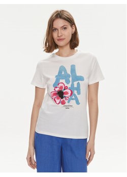 Weekend Max Mara T-Shirt Yen 2415971052 Biały Regular Fit ze sklepu MODIVO w kategorii Bluzki damskie - zdjęcie 169973909