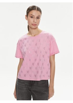 Liu Jo T-Shirt Moda M/C MA4326 J5904 Różowy Relaxed Fit ze sklepu MODIVO w kategorii Bluzki damskie - zdjęcie 169974206