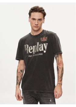 Replay T-Shirt M6820.000.22658 Czarny Regular Fit ze sklepu MODIVO w kategorii T-shirty męskie - zdjęcie 169974465