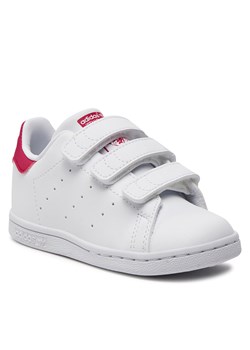 Buty adidas Stan Smith Cf 1 FX7538 Ftwwht/Ftwwht/Bopink ze sklepu eobuwie.pl w kategorii Buciki niemowlęce - zdjęcie 169974967