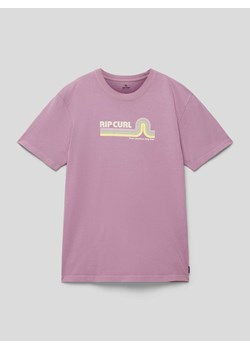 T-shirt z nadrukiem z logo ze sklepu Peek&Cloppenburg  w kategorii T-shirty chłopięce - zdjęcie 169991295