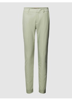 Spodnie materiałowe o kroju slim fit w kant model ‘Abbey Night’ ze sklepu Peek&Cloppenburg  w kategorii Spodnie damskie - zdjęcie 169991438