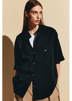 H & M - Koszula utility z domieszką modalu - Czarny ze sklepu H&M w kategorii Koszule damskie - zdjęcie 169992318
