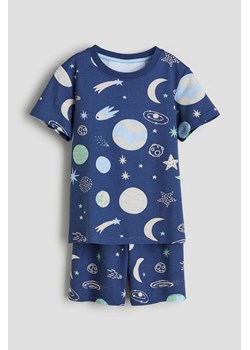 H & M - Bawełniana piżama z nadrukiem - Niebieski ze sklepu H&M w kategorii Piżamy dziecięce - zdjęcie 169992517