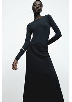 H & M - Spódnica z krepowanej wiskozy - Czarny ze sklepu H&M w kategorii Spódnice - zdjęcie 169992519