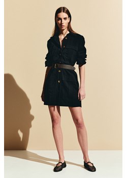 H & M - Sukienka utility z paskiem - Czarny ze sklepu H&M w kategorii Sukienki - zdjęcie 169992528