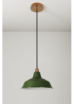 H & M - Metalowa Lampa Sufitowa Bistrot Z Żarówką - Zielony ze sklepu H&M w kategorii Lampy wiszące - zdjęcie 169992546