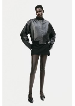 H & M - Skórzana kurtka - Czarny ze sklepu H&M w kategorii Kurtki damskie - zdjęcie 169992588