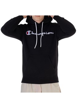 Bluza Champion Embroidered Script Logo Hoodie 219203-KK001 - czarna ze sklepu streetstyle24.pl w kategorii Bluzy męskie - zdjęcie 169994126