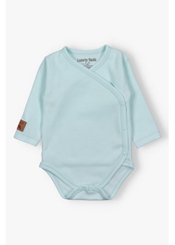 Niebieskie body kopertowe dla niemowlaka ze sklepu 5.10.15 w kategorii Body niemowlęce - zdjęcie 169994529