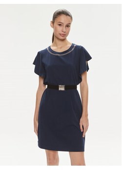 Liu Jo Sukienka codzienna TA4249 JS088 Granatowy Regular Fit ze sklepu MODIVO w kategorii Sukienki - zdjęcie 169995639