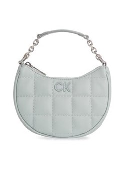 Calvin Klein Torebka Ck Square Quilt K60K612020 Szary ze sklepu MODIVO w kategorii Listonoszki - zdjęcie 169995655