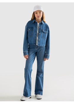 Koszula dziewczęca jeansowa o krótkim fasonie niebieska Dani 243 ze sklepu Big Star w kategorii Koszule dziewczęce - zdjęcie 169995797