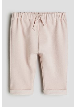 H & M - Joggersy frotte - Różowy ze sklepu H&M w kategorii Spodnie i półśpiochy - zdjęcie 169997206